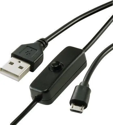 Produktbild von Renkforce Strom-Kabel Raspberry Pi [1x USB 2.0 Stecker A