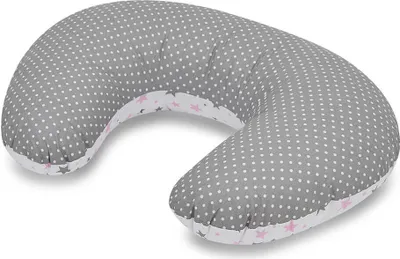 Produktbild von Bellochi Klein Stillkissen mit Bezug - aus 100% Baumwolle - - Baby Lagerungskissen - Kuschelkissen - 40x60 cm Multifunktionale Positionierung - girl dream