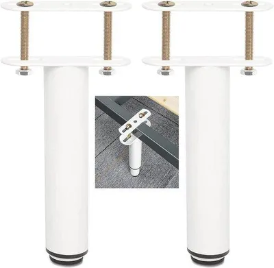 Obrázek produktu pro Nastavitelné kovové nožičky, robustní, 18–33 cm, pro nábytek