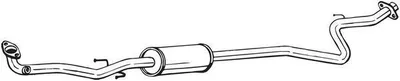 Produktbild von BOSAL 294-007 Mittelschalldämpfer Schalldämpfer für TOYOTA Yaris Schrägheck (P13)