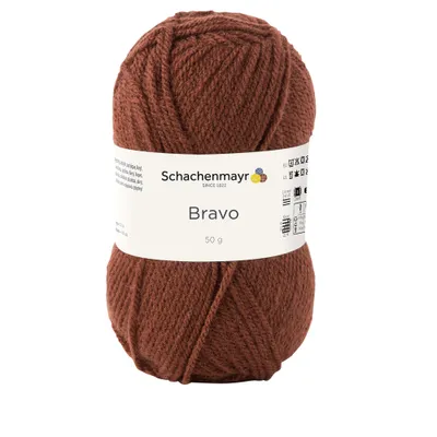 Immagine prodotto di Schachenmayr Bravo, filati per lavoro a maglia a mano, 50 g, marrone