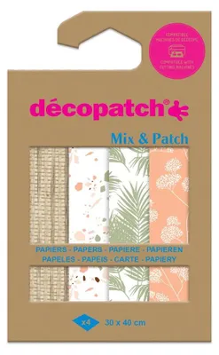 Obrázok produktu pre Décopatch DP033C, Umelecký papier, 4 listy