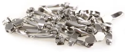 Produktbild von 20 Stylische Schieber Zipper für Spiralreißverschluss 5mm, Farbauswahl, Farbe:silber matt