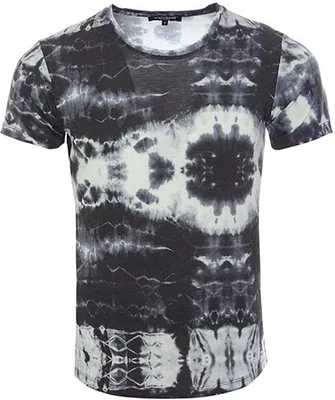 Produktbild von T-Shirt CARISMA classic Batik Cremeweiß/Schwarz CRM4613 S