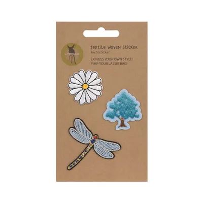 Produktbild von Lässig Nature Textil Sticker 3tlg.