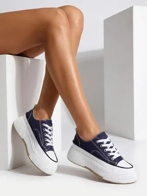 Zdjęcie produktu dla Royalfashion Trampki damskie na platformie Beemes, rozmiar 37