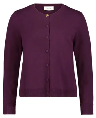 Produktbild von Cartoon (230) Strickjacke Kurz 1/1 Arm Dark Dahlia Dark Dahlia 42