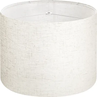Obrázok produktu pre VEVOR tienidlo bubon 33 x 33 x 25 cm (hore x dole x vysoko), 1 ks stredne veľké náhradné tienidlo z ľanu + PVC, tienidlo pre stolové lampy stojacie lampy závesné lampy (svetlý ľan)
