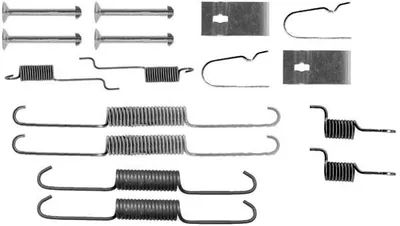 Produktbild von TRW Zubehörsatz Bremsbacken SFK348 Hinten für NISSAN ALMERA II Hatchback (N16) 203mm 36mm