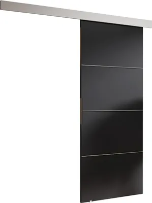 A sliding door is shown against a white background.