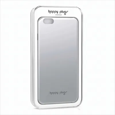 Produktbild von Happy Plugs Deluxe Slim Smartphone Hülle für iPhone 6/6s Plus - Silber
