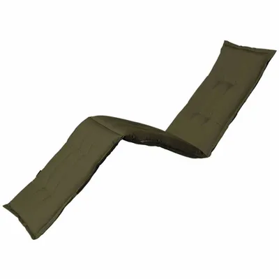 A green padded mat is shown on a white background.