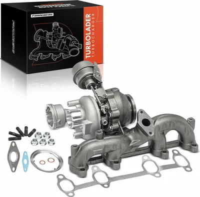Immagine prodotto di Frankberg 1x turbocompressore collettore di scarico per VW Multivan V Transporter V Bus V Box V Piattaforma/Telaio