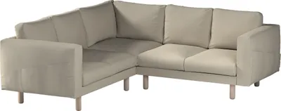 Produktbild von Dekoria Bezug für Norsborg 4-Sitzer Ecksofa, grau-beige, Norsborg 4-Sitzer Ecksofabezug