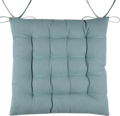Immagine prodotto di Cuscino per sedia DUO COLOR verde mare/argento 40x40x4 cm Francia (prezzo per 1 pezzo)
