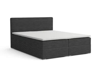 Produktbild von BOXBETT LON III 140/200 in Cord Anthrazit H4