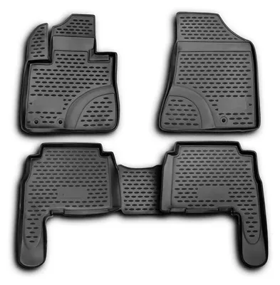 Zdjęcie produktu dla 2009-2012 Kia Sorento dywaniki podłogowe TPE czarne 4 szt
