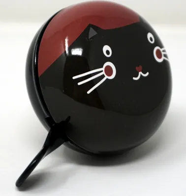 Produktbild von 80 mm XXL Fahrrad Klingel Glocke Katze Karter Cat Fahrradglocke Ding Dong 2-Klang