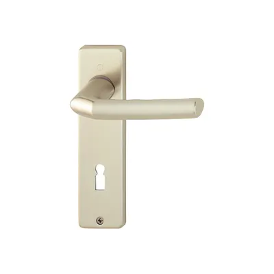 Produktbild von Hoppe Birmingham Kurzschildgarnitur F2 Aluminium Neusilber 1117/202KP, BB Bundbart