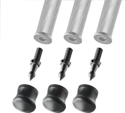Obrázok produktu pre Gitzo Gsf38s gumové nožičky statívu 38 mm strieborné  Strieborné Jedna veľkosť