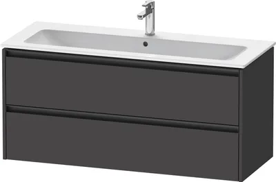 Produktbild von Duravit Ketho.2 Wastafelonderkast 121x48x55 cm Mat Grafiet