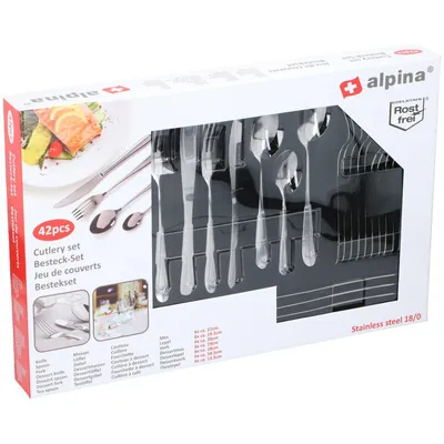 Image de Set de couverts Alpina 42 pièces