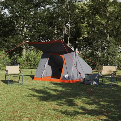 Produktbild von Möbel Zelt Grau und Orange 282 x 225 x 154 cm - Campingzelte 42001159