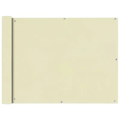 Obrázek produktu pro Balkonová zástěna Oxford 90x400 cm krémová The Living Store