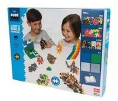 Produktbild von Klocki Plus Plus Mini Basic Neon Super Set, 1200 Teile