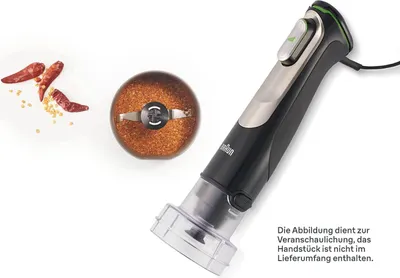 Produktbild von Braun MQS 270, Silber, Edelstahl, Edelstahl, Braun EasyClick Plus: MultiQuick 7 (HB701XX), MultiQuick 9 (4200, HB901XX), 1 Stück(e)