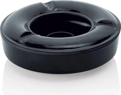 Immagine prodotto di Posacenere, melamina, 2 pezzi, Ø 12,5 cm, nero