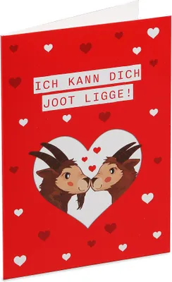Produktbild von 1. FC Köln Grußkarte "Ich kann dich joot ligge!"
