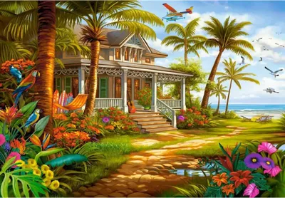 Obrázek produktu pro Castorland Puzzle Palm House 1500 dílků Puzzle Spaß