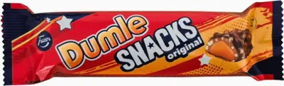 Produktbild von Dumle Snacks Riegel 40 g / Toffee Crispies Schokoriegel Karamell + Schokolade
