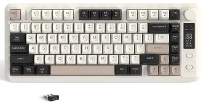 Produktbild von Gaming Tastatur Gaming-Tastatur Funk-Tastatur - Kabellos - 82 Tasten - Regenbogenbeleuchtung