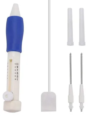 Punch Needle Stift mit 3 Nadeln, Stickerei Werkzeug für DIY