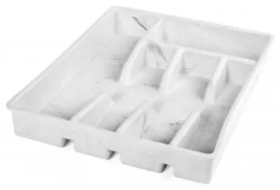 Immagine prodotto di Portaposate Polipropilene Arabesque Bianco 5Ps