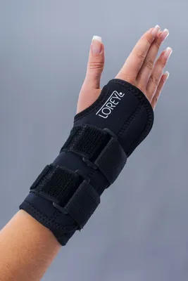 Produktbild von LOREY - Handbandage, Handgelenkbandage, Handgelenkstütze, Handstütze aus Neopren; Größe: XXL
