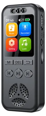 Obrázok produktu pre 16 GB digitálny diktafón, redukcia šumu, MP3 prehrávač, 70 hodín nahrávania, hlasovo aktivované nahrávanie pre prednášky a stretnutia