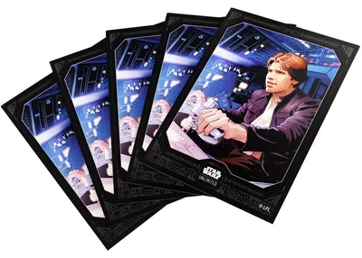 Imagen del producto de Star Wars: Unlimited, fundas para cartas, Han Solo – Fundas protectoras para cartas