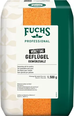 Produktbild von Fuchs Professional Geflügel Gewürzsalz Qualität und Genuss 1500g