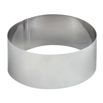 Produktbild von 2er Dessertringe 9x4 cm EUROHOME Vorspeisenringe aus Edelstahl & rostfrei - Küchleinring für feine Vor und Nachspeisen 3tlg.