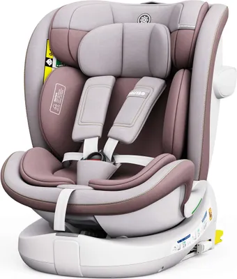 Produktbild von Daliya® ROTAZIONE i-Size 360° Kindersitz, ISOFIX & Top-Tether, ab Geburt 40–150 cm (Babyschale bis Kinderautositz), 5-Punkt-Gurt, mitwachsend, 0–36 kg