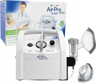Produktbild von Professionelles Inhalationsgerät Flaem Airpro 3000 Plus 2 Modi, Druckkontrolle