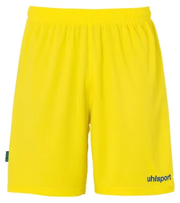 Image de Uhlsport Center Basic Shorts Ftp - jaune citron/bleu azur, Taille:164