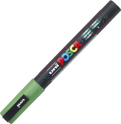 Image de POSCA - POSCA PC3M F Vert foncé | 1 pièce | 6 pièces