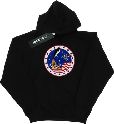 Produktbild von NASA - "Rocket 76" Kapuzenpullover für Herren BI20008 (S) (Schwarz)