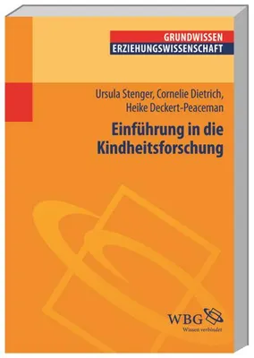 Zdjęcie produktu dla Stenger, U: Einführung in die Kindheitsforschung