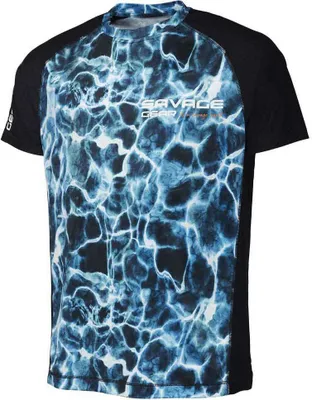 Produktbild von Savage Gear Angelshirt Marine UV T-Shirt Sea Blue S