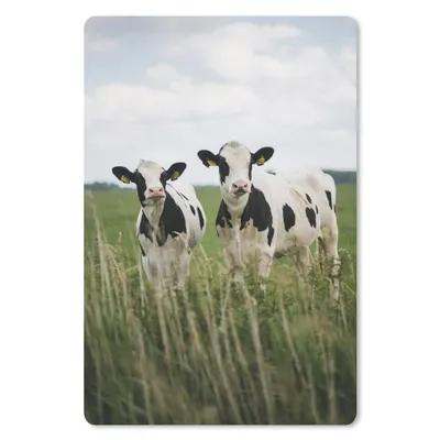 Produktbild von MuchoWow® Mauspad Mousepad Kühe - Tiere - Wolke - Gras 18x27 cm - Mousepads - Maus Mat - Pad - Mausunterlage